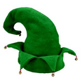 Green Felt Elf Hat